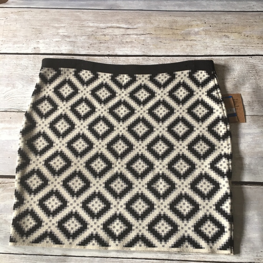 Rachel Rachel Roy Geometric Print Mini Skirt